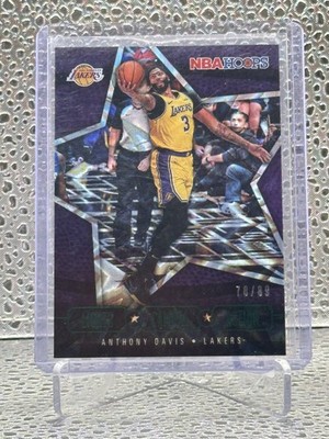 2020-21 Panini NBA Hoops Light Camera Action Anthony Davis#20 Green Explosion/89