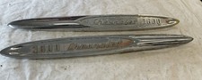 1957 Chevrolet Truck 3600 Front Fender Emblems. Rg32