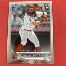 Brandon Marsh 2022 Topps Chrome Update Series Rookie #188 LA Angels Phillies