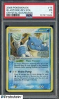 2006 Pokemon EX Crystal Guardians #14 Blastoise Reverse Foil PSA 1 PR