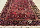 AN AWESOME ANTIQUE FLORAL DESIGN LILIYHAN RUG 4’10” X 6’2” — photo 5