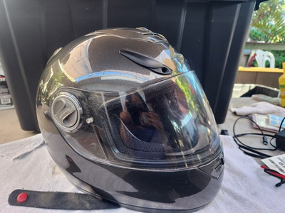 #ad #ad Scorpion EXO 700 Full Face XL Helmet Preowned Glossy Black $50.00