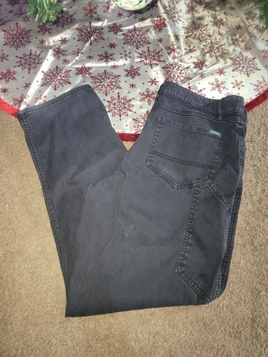 Vintage Woolrich Corduroy Pants Mens 36x30 Blk Loose Baggy Wide Leg Y2K Skater