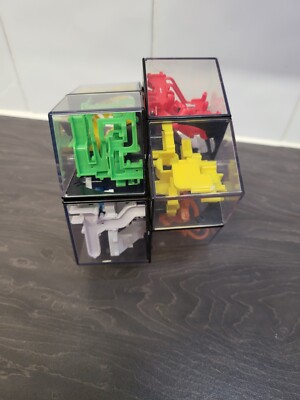 Rubiks Perplexus Würfellabyrinth Fusion Herausfordernd Puzzle Ball Geschicklichkeitsspiel Selten 