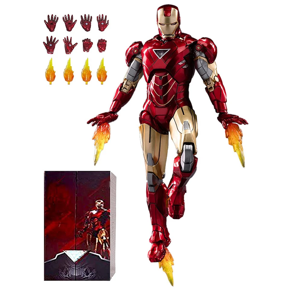 HiPlay ZD Toys Anniversary Series Non-Luminous Ver Iron Man 1:10 Action Figure - Image 2 of 4