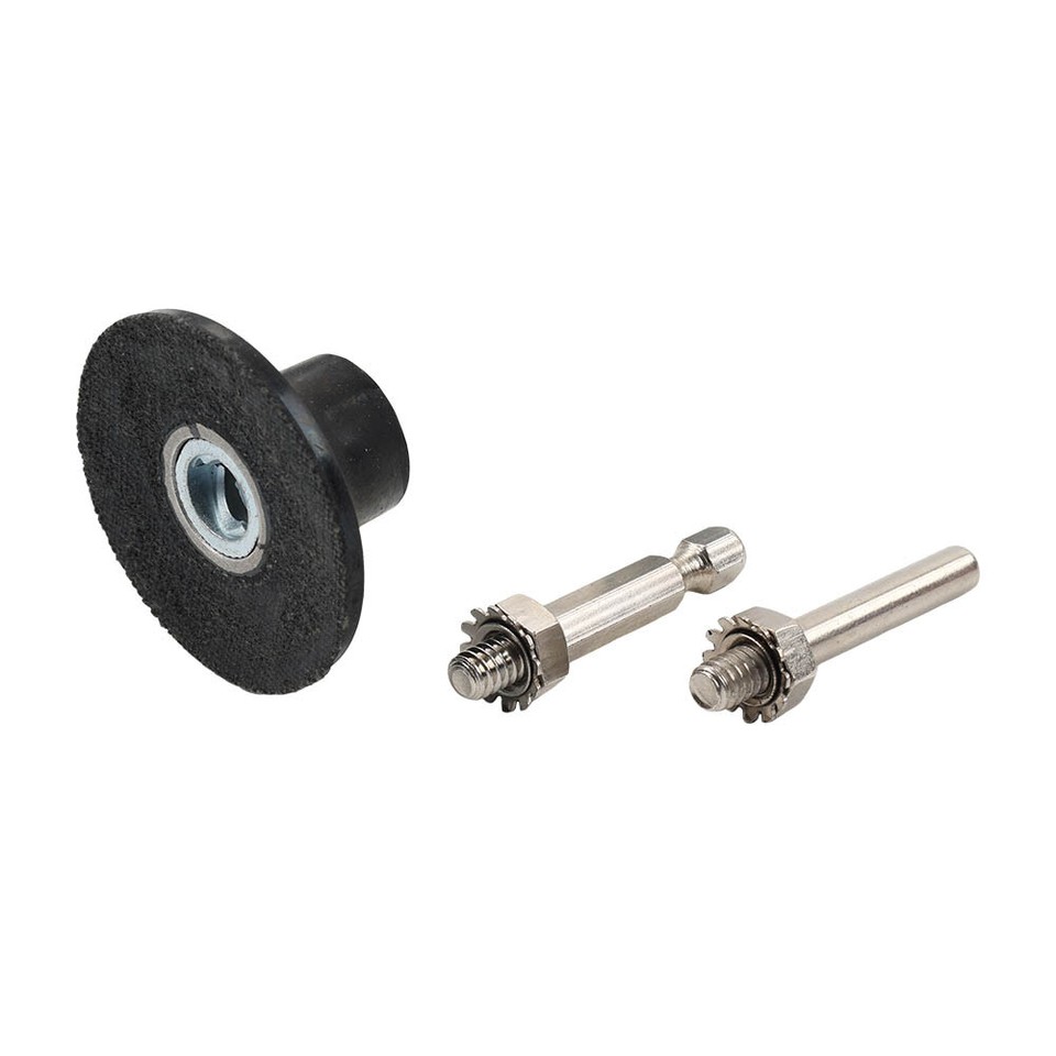 1 2 3 Sanding Disc R Type Roll Lock Rotary Pad Holder 1/4 Shank Die