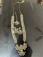 Indian Bridal Jewelry Kundan Long Set