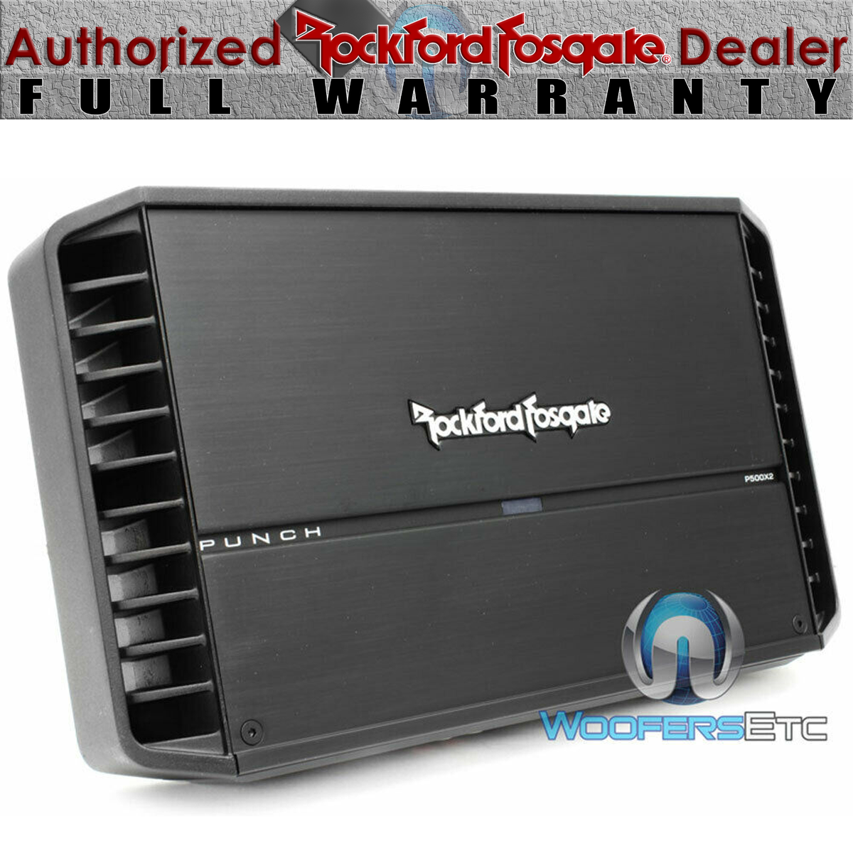 ROCKFORD FOSGATE P500X2 PUNCH 2-CHANNEL 500W RMS SUBWOOFERS