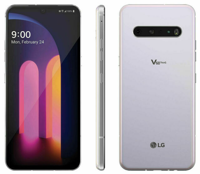 The Price of LG V60 ThinQ 5G LMV600VM -128GB White – Verizon – T-Mobile – GSM Unlocked | LG Phone