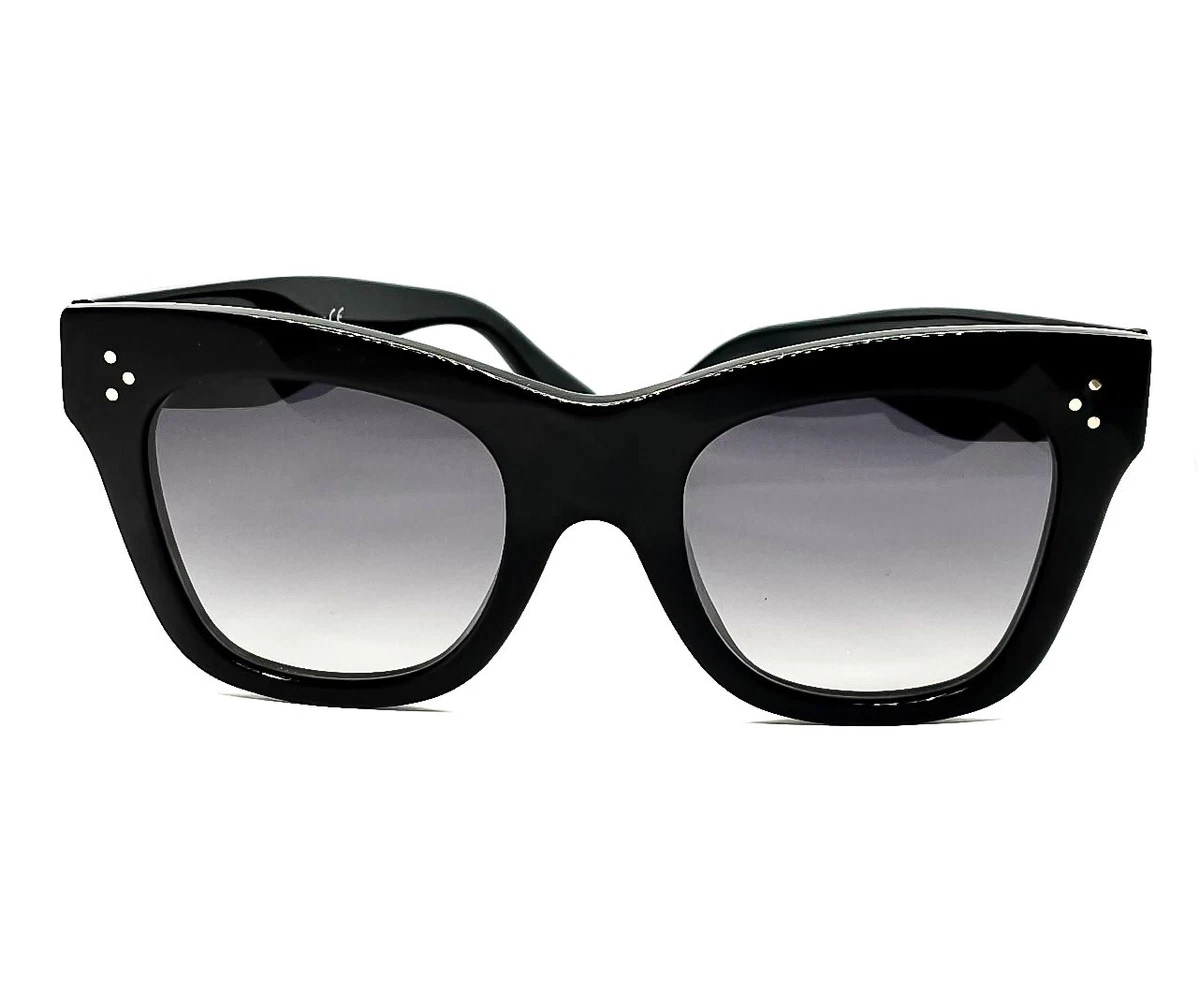 Celine CL4004IN Sunglasses 01D Black/ Gray gradient Polarized lenses new |  eBay