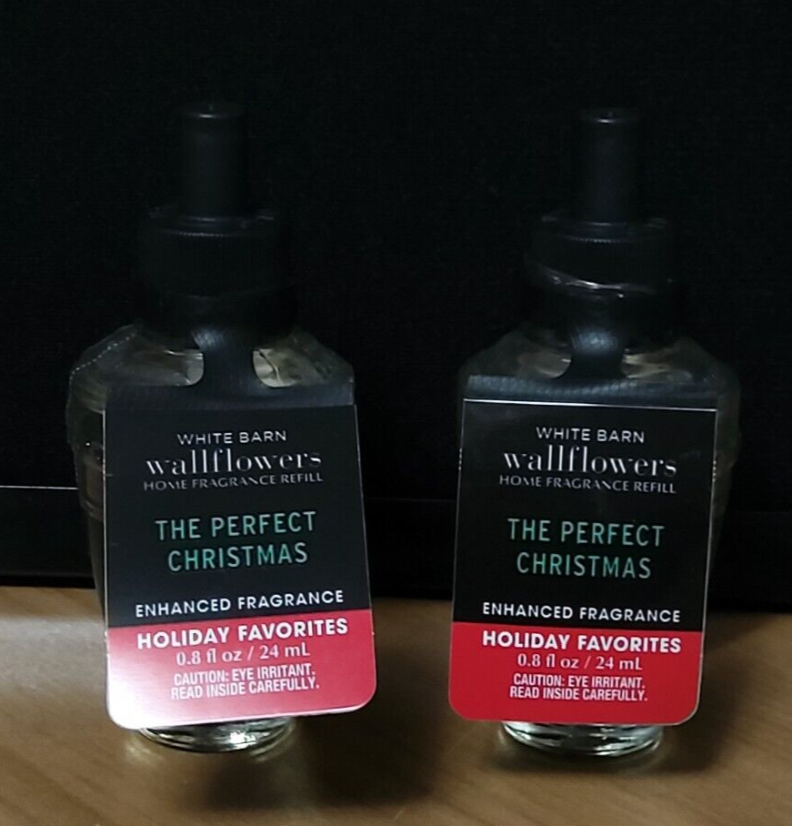 Bath Body Works White Barn Perfect Christmas Wallflower Refills Pack of 2-image