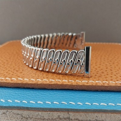 1950s Bellavance Stainless Stretch 19mm 18mm 16mm Unused Vintage Watch Band