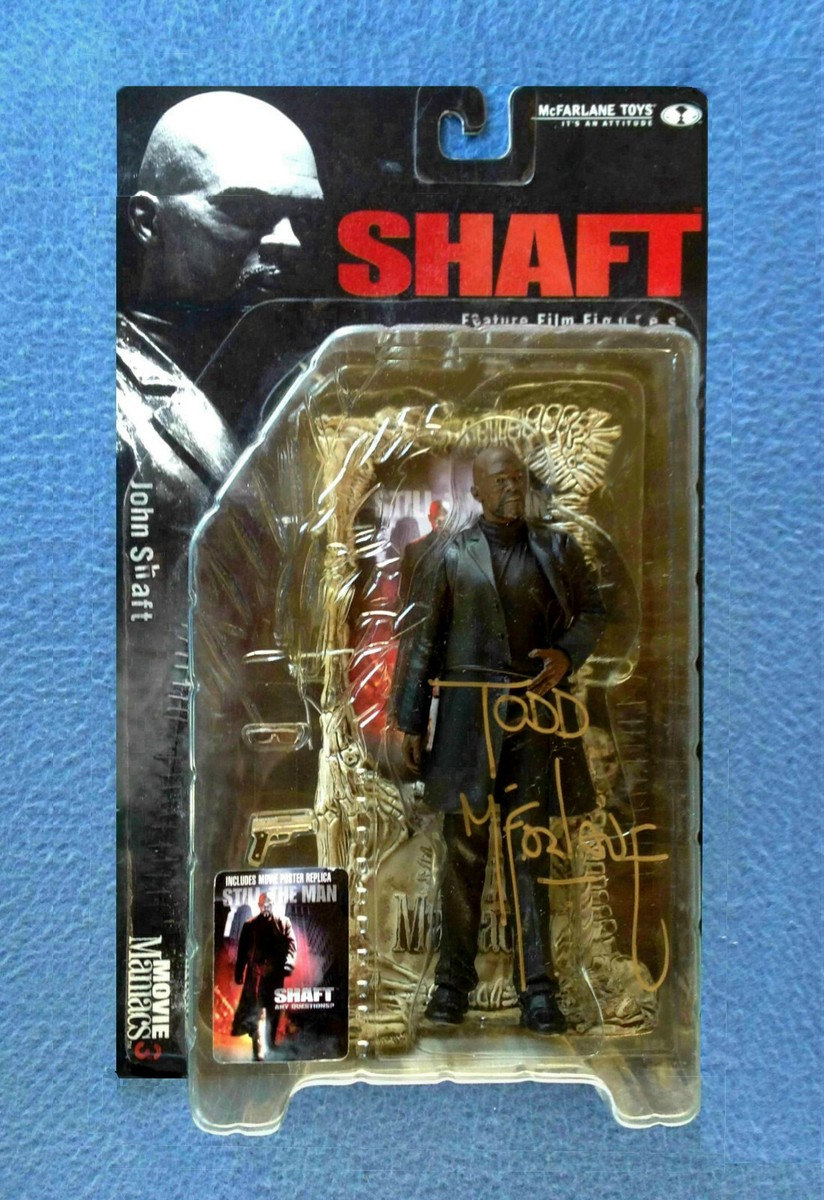 JOHN SHAFT FROM SHAFT MOVIE MANIACS 3 SIGNED BY TODD MCFARLANE 7 