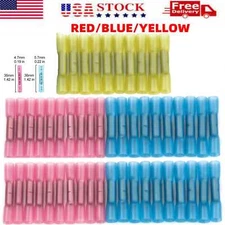 500/100x Waterproof Heat Shrink Butt Splice Wire Connectors Crimp Terminals Kits