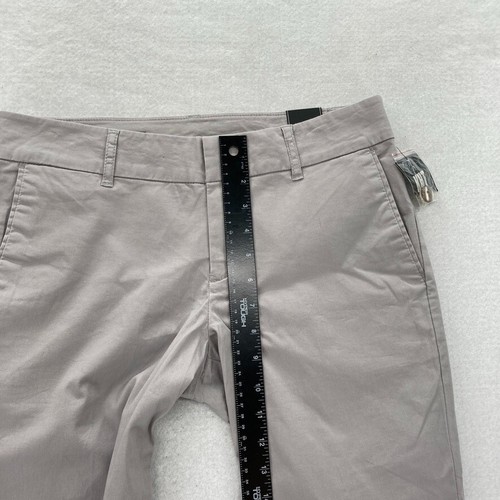 Kut from the Kloth Taylor Crop Trouser Pants Women's 6 Gray Stretch Fabric Chino - Picture 7 of 12