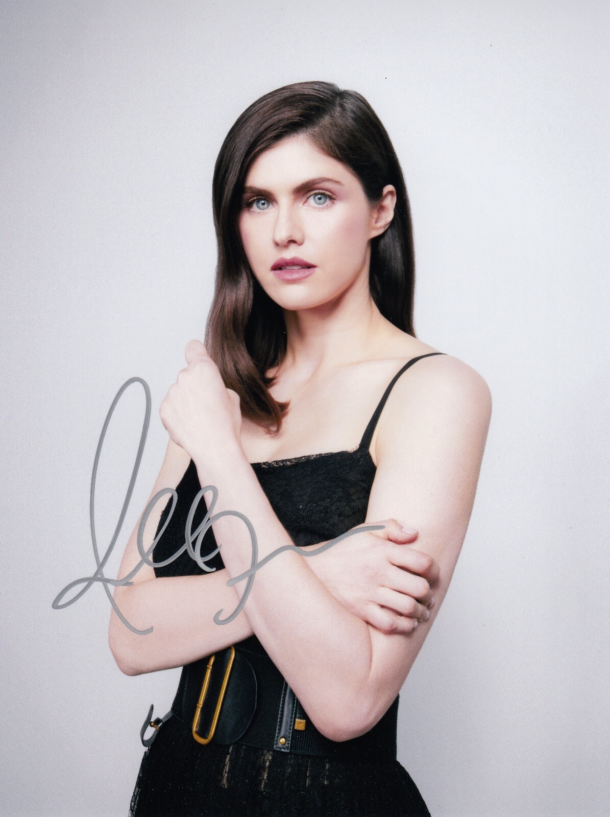 Alexandra Daddario Signed Auto 8 x 10  Photograph