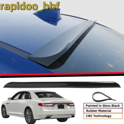 FOR 17-20 LINCOLN CONTINENTAL LOWER KICK DUCKTAIL STYLE REAR WINDOW ROOF SPOILER