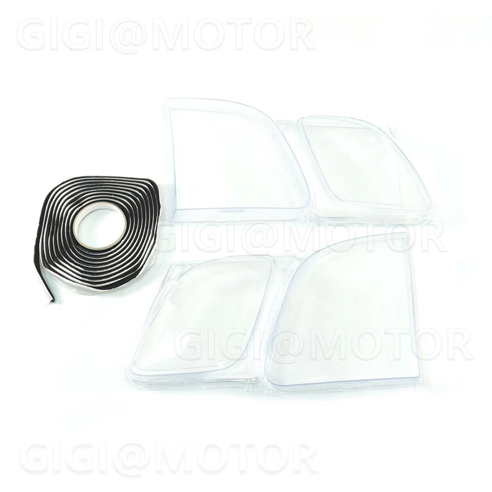 Cubierta de faro para Lexus LX470 1998-2007 carcasa de lente transparente + pegamento de sellado sin bombillas Foto 3 de 4