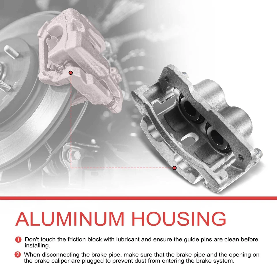 Pinza de freno trasera derecha con soporte para Nissan NV1500 NV2500 NV3500 Titan XD Foto 2 de 4