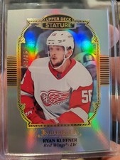 19-20 Upper Deck Stature Ryan Kuffner ROOKIE CARD Red Wings Oilers #49/85