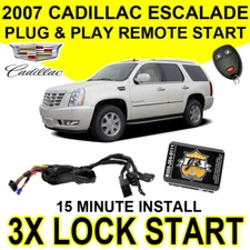 Js Alarms PLUG AND PLAY REMOTE 3X LOCK STARTER For 2007 CADILLAC ESCALADE GM10