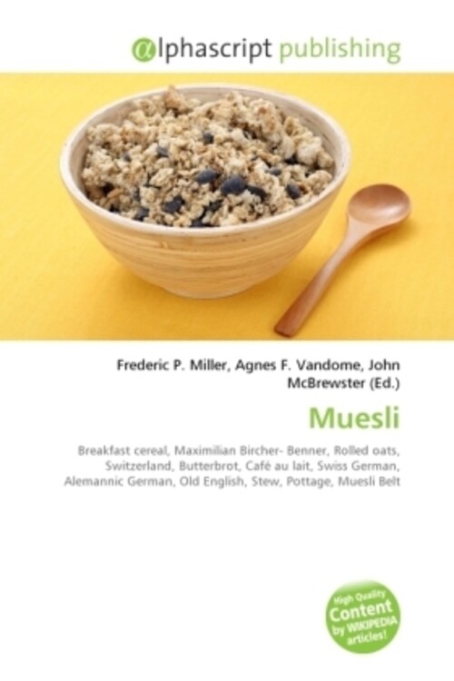 Thumbnail - Frederic P. Miller (u. A.) | Muesli | Taschenbuch | Englisch | Ean