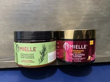 Mielle Organics Collection-1 Hair Masque @12oz & 1 Pomegrate Custard @12oz
