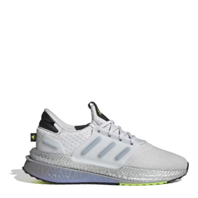 Adidas Herren weiß & silber X_PLRBOOST Schuhe UK 9 NEU Ref 1361