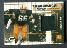 2003 Donruss Elite Throwback Threads #TT28 Ray Nitschke 101/250 A44 462