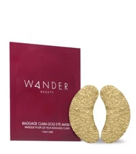 Wander Beauty Baggage Claim Gold Eye Masks (1 Pair)
