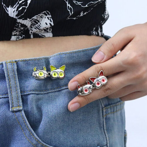 1Pair Clips For Pants Fastener Pants Pin Retractable Button Loose Button Waist - Picture 1 of 21
