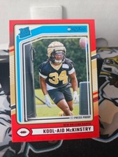 2024 Panini Donruss - Rated Rookie Red Press Proof #315 Kool-Aid McKinstry (RC)