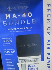 Medify MA-40 BUNDLE Air Purifier HEPA NEW IN THE BOX - PLUS FREE FILTER