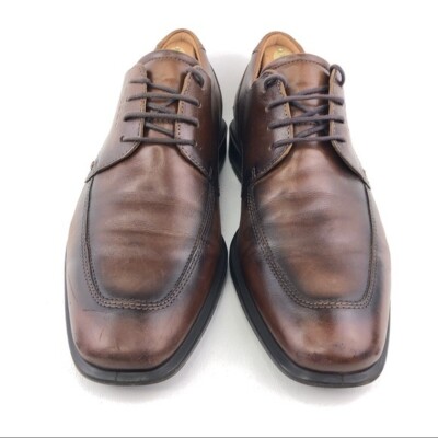 Ecco Holton Apron Toe Oxfords EUR 42 Mens Size 8-8.5 Brown  display picture 1