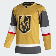 Men's Las Vegas Golden Knights Adidas Alternate Gold Authentic NHL Hockey Jersey