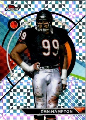 Dan Hampton 2023 Topps Composite Finest X-Fractor Chicago Bears #159