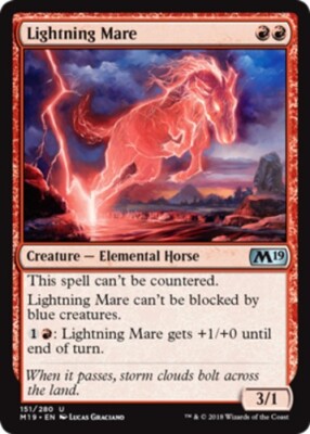 Lightning Mare NM, English MTG Core Set 2019