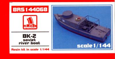 Brengun Models 1/144 Soviet BK-2 RIVER PATROL BOAT Resin & Photo Etch Model
