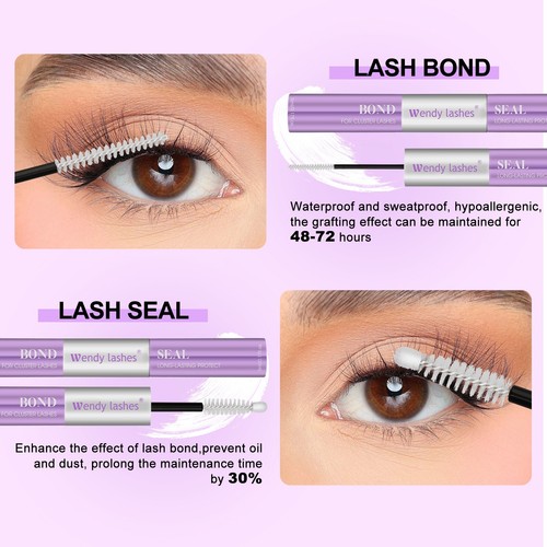Wendy Lashes Individual Cluster Lashes DIY Individual Eyelashes Ultra Thick lash - Picture 190 of 198