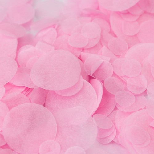 Biodegradable Wedding Confetti | Baby Pink | Circle Tissue Paper | 20g Bag - Picture 3 of 14