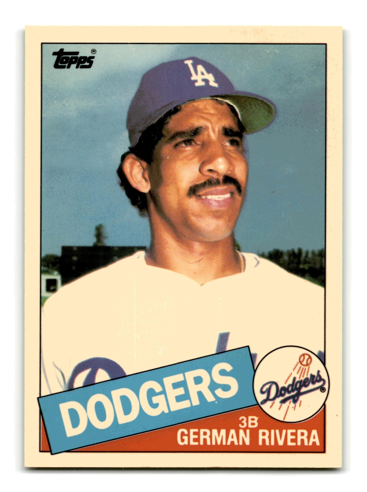 German Rivera RC Rookie 1985 Topps Tiffany #626 Print Run 7,000 Dodgers NM-MINT