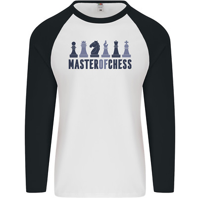 Master of Chess Baseball T-Shirt Herren L/S