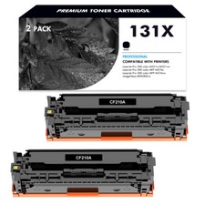 2PK CF210A Toner Cartridge For HP 131A LaserJet Pro 200 M251nw MFP M276nw M276