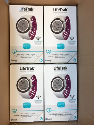 4-pak LifeTrak Brite R440/R450 24-HR Fitness Tracker Heart Rate Watch