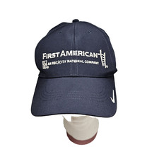 NIKE Dri Fit Legacy91 Golf Cap Adult Unisex Adjustable Hook Loop Navy Blue NEW