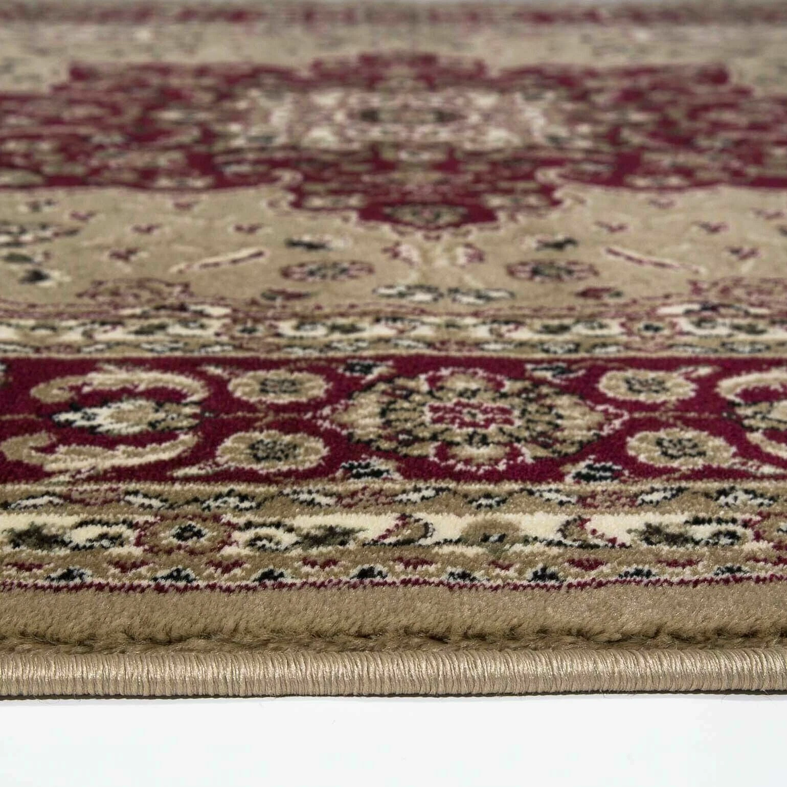 Close up of Rome rug dense pile texture
