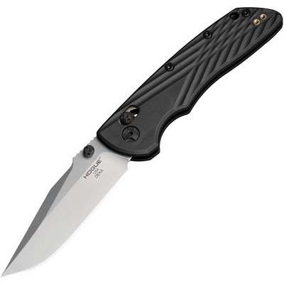 Hogue Deka Able Lock Folding Knife Stainless Blade Black Polymer Handle - 24379H