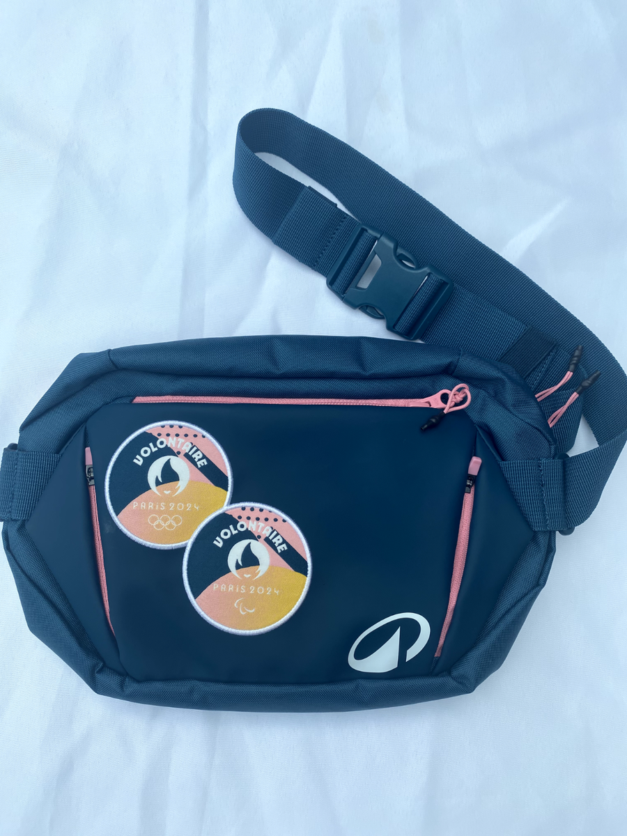 SACOCHE BANANE JO Paris 2024 Volontaire Neuf BELT BAG Olympics Volunteer EUR 49,99 - FR