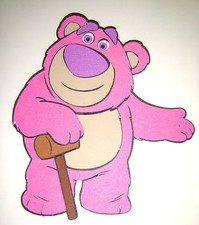 Toy Story Lotso Bear Paper Die Cut Scrapbook Embellishment