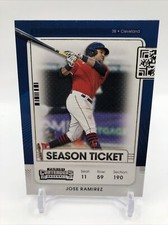 2021 Contenders Base Season Ticket #43 Jose Ramirez - Cleveland Indians